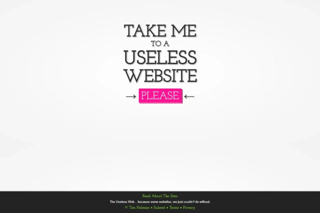theuselessweb - الإنترنت