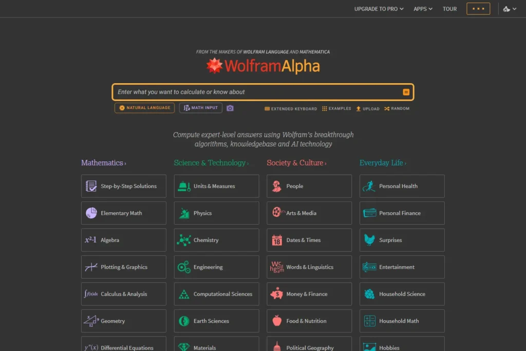 WolframAlpha